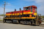 KCS 4368, EMD SW1500, working at Cargil Grain 